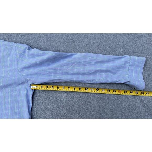 UNTUCKit Blue Plaid Casual Button Down Shirt - Picture 13 of 16